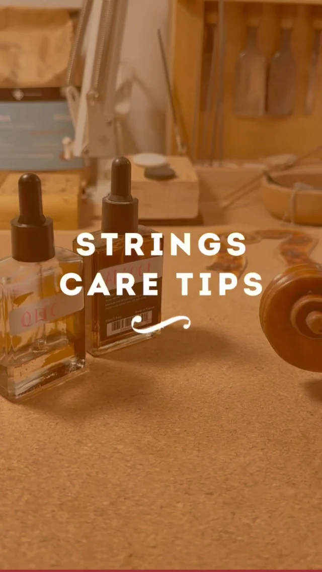 TIP OF THE DAY!
With use, the sweat of our hands penetrates on the strings resulting in oxidation.
Do you have any idea how you can prevent it? 🤔
We have two different solution! 👇🏼
🔹If your strings are new: grab a piece of cotton with a few drops of mineral oil to lubricate the strings and warm them up. The mineral oil will penetrate internally on the string and protect from the sweat. When you finish, clean the strings with paper.
🔹If your strings are old: do the same with alcohol, this will clean the strings from sweat and help to prolong its life span.
⚠️Be careful⚠️
👉🏼 Cover the fingerboard with a piece of paper before doing it and don’t forget to pass it only in the fingerboard region, not where the bow plays.
If you have any doubts just comment below!
.
.
.
.
.
.
.
#tips #violintips #violinistofinstagram #violinstudent #tipoftheday #cremonaviolins